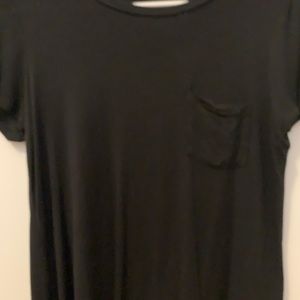 Black Pocket Tee